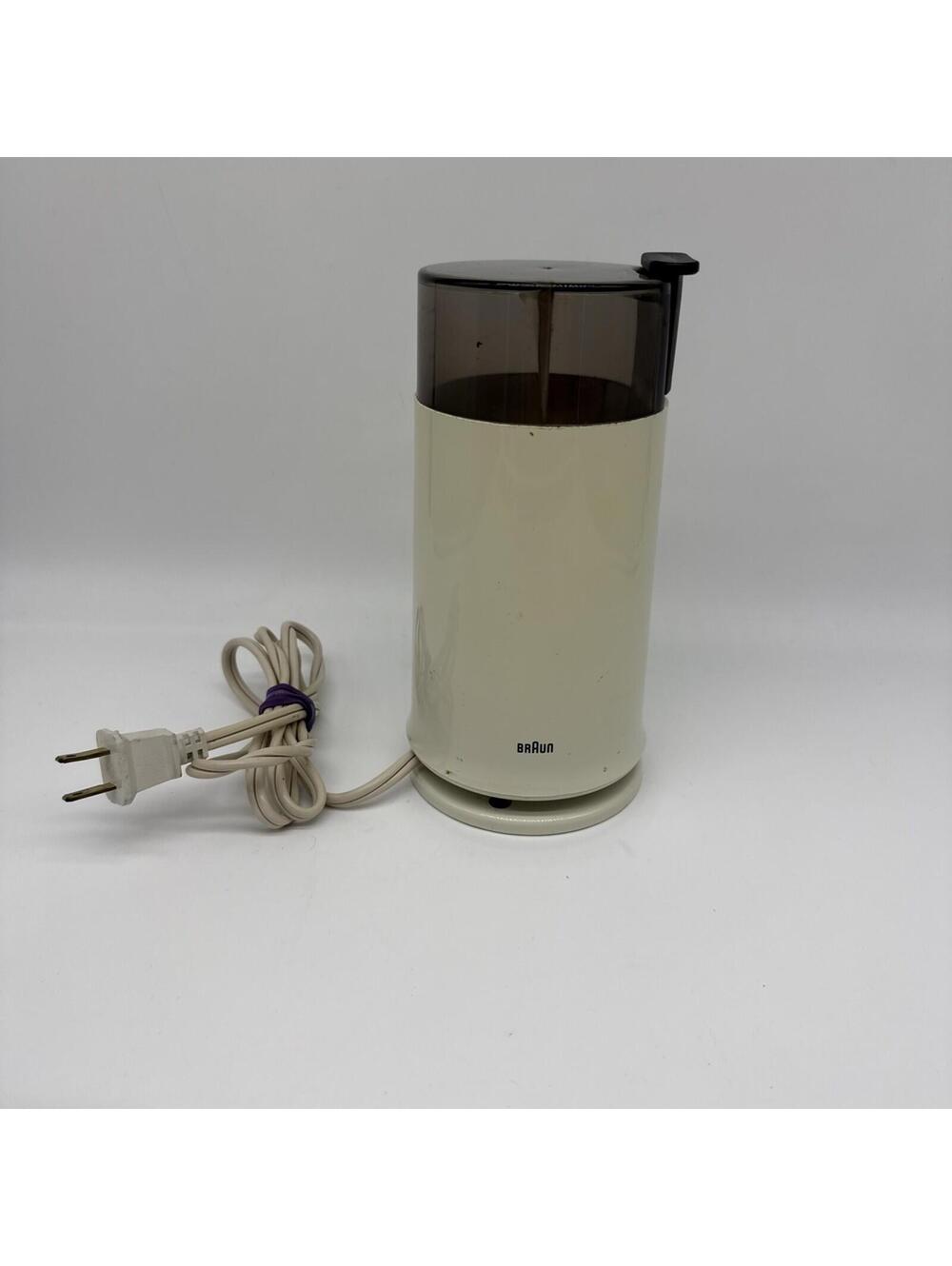 Vintage BRAUN KSM2 Type 4041 Electric Spice Coffee Bean Grinder Tested